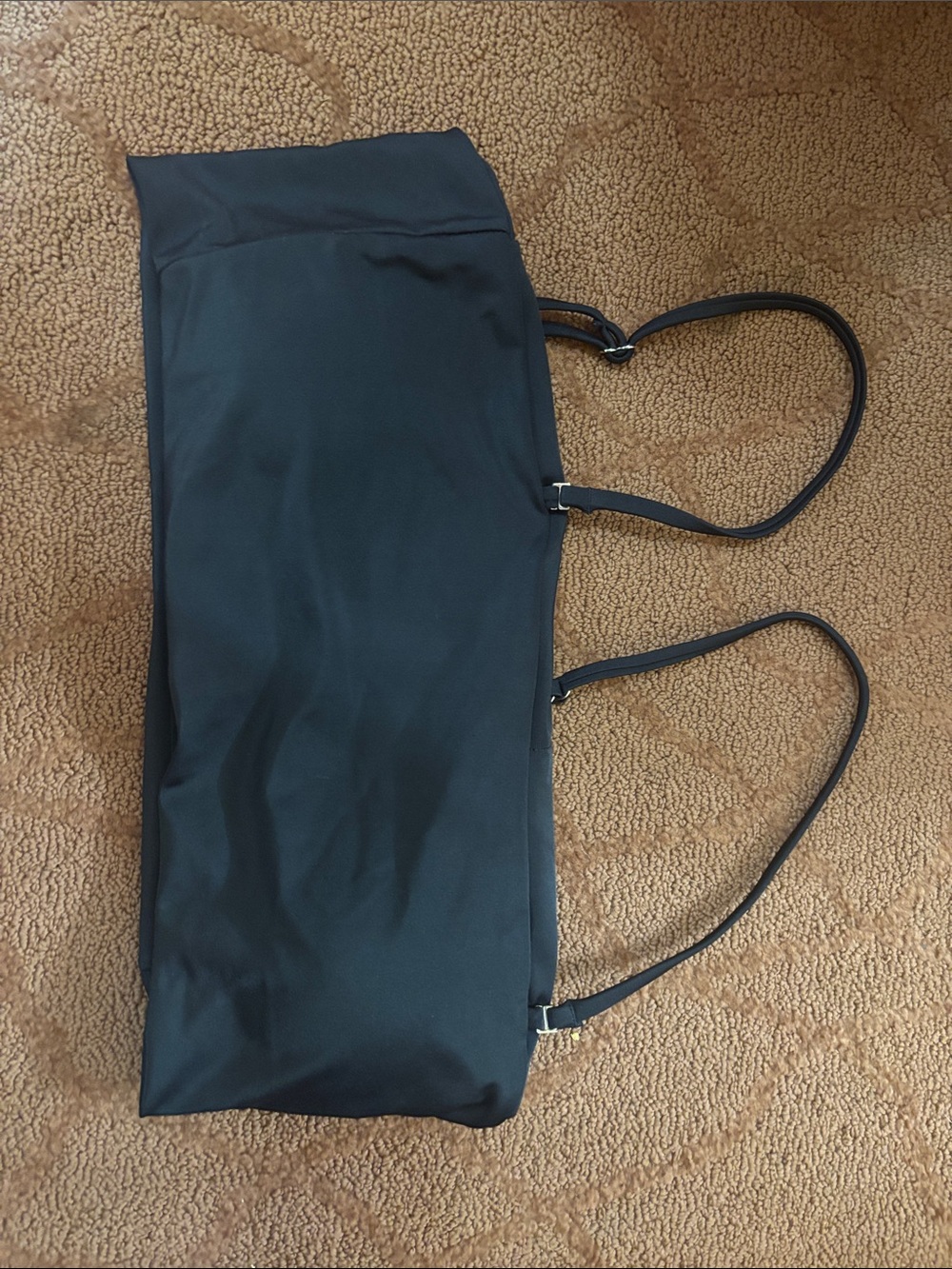 Pulse Black Bandeau Swim Top with Removable Straps